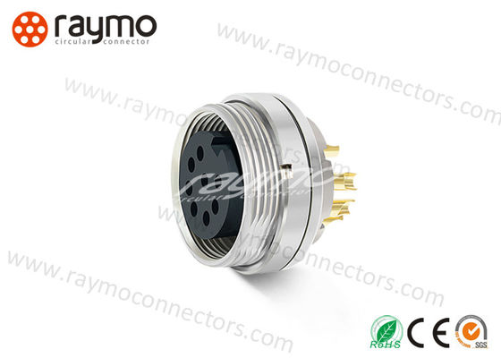 Metal Plastic Coaxial Power Connector Compact Design Tested According Industry Standard