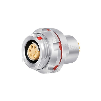 Konektor Betina Metal M12 Untuk Kabel Bulat / Datar