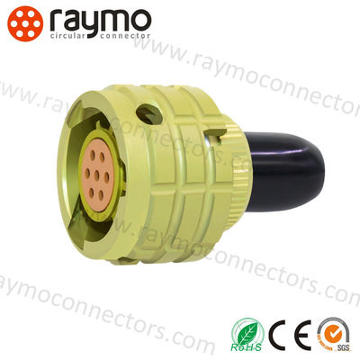 OHS-BC-1-4/10-B1-1-B Hermetic Square Flange Receptacle Bayonet Konektor Lingkaran Industri Rusia