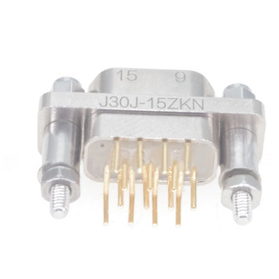 Penggantian MDM-9PBS ITT MDM seri 1.27mm Contact Spacing Micro-D Industry Standard Connector untuk aplikasi aerospace