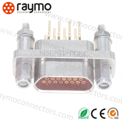 Konektor Daya Tahan Air 25 Pin Seri J30J Micro-D MIL-Spec USA Seri MDM
